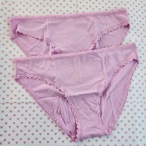 2 Victiria's Secret Stretch Cotton Bikini Panty XL